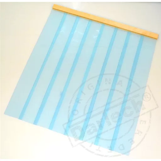 Kutyaajtó - Átfedéssel, léccel szerelt szalagfüggöny XXLA 65×70 cm - 1,5 mm vastag